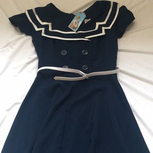 Beautiful nautical-inspired dress from ModCloth